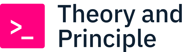 Logo de Teoría y Principio 